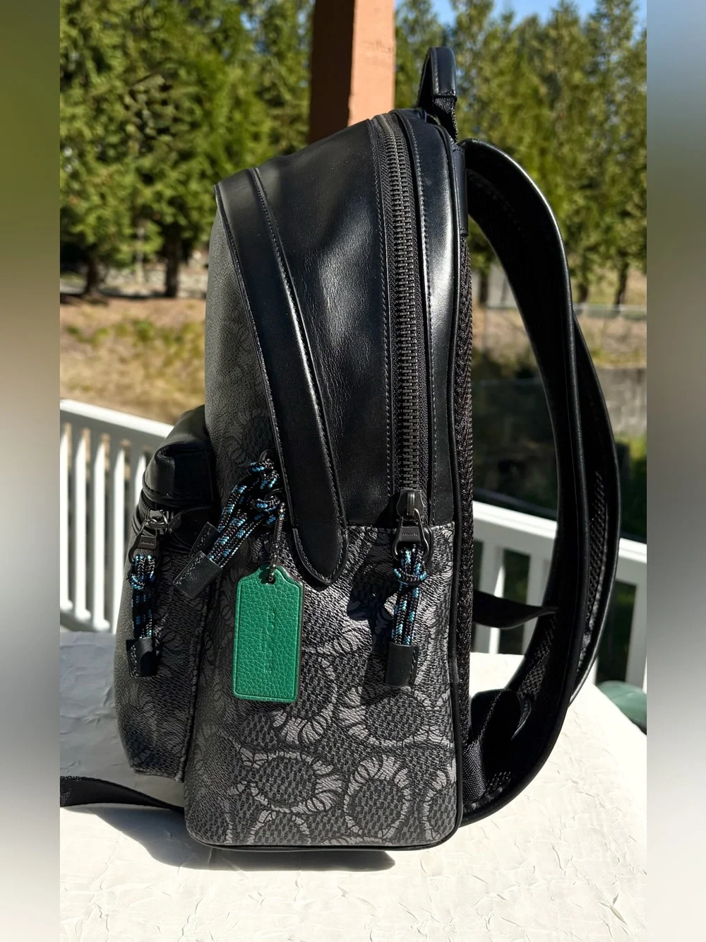 COACH X Michael B Jordan Charter Backpack In Mummified Signature Canvas C6926